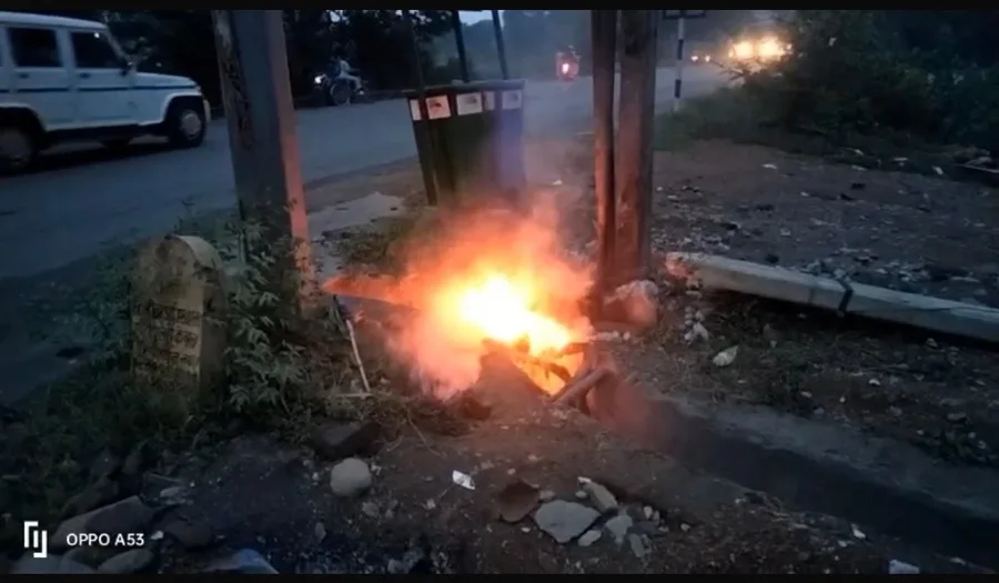 सरायकेला में जुस्को की केबल में आग, दमकल ने बचाई बड़ी तबाही