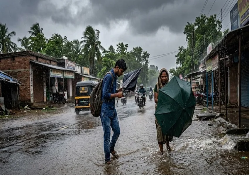 झारखंड मानसून अलर्ट: 7-8 जुलाई भारी बारिश, तेज हवा एवं वज्रपात की चेतावनी