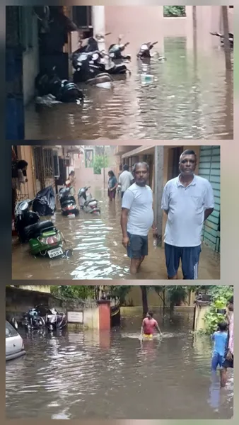 दो घंटे की बारिश ने जमशेदपुर में JNAC की सफाई व्यवस्था की पोल खोल दी