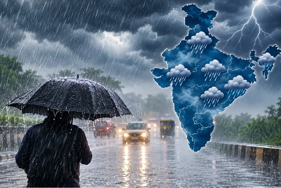 IMD Heavy Rain Alert: झारखंड समेत कई राज्यों में तेज बारिश की संभावना